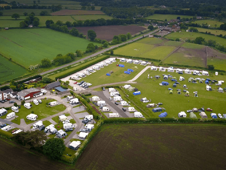 Summer motorhome rally at Elm Cottage Touring Park in Cheshire