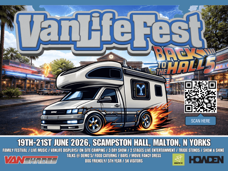 Festival atmosphere at Vanlife Fest at Scampston Hall