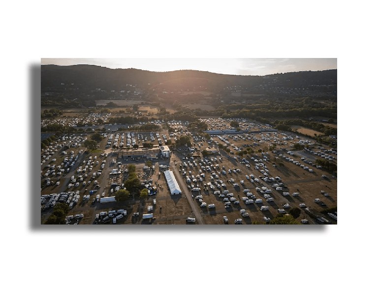 Western themed motorhome and campervan show at Malvern showground